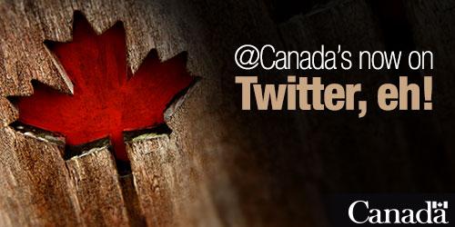 @Canada is now on Twitter